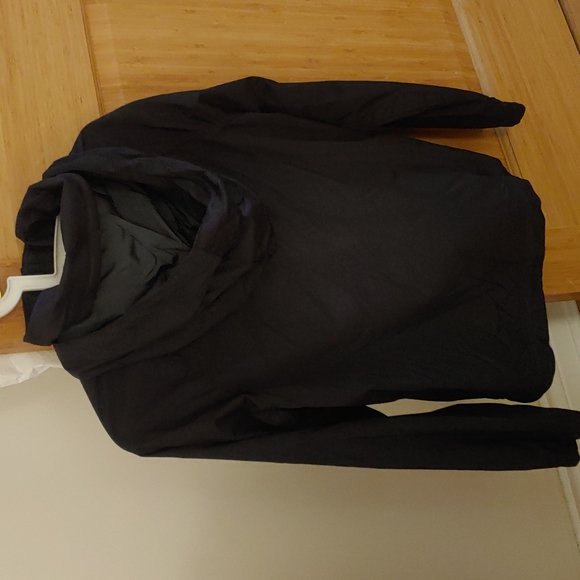 Babaton Cropped High Neck Windbreaker with Hidden Hood - Picture 4 of 6